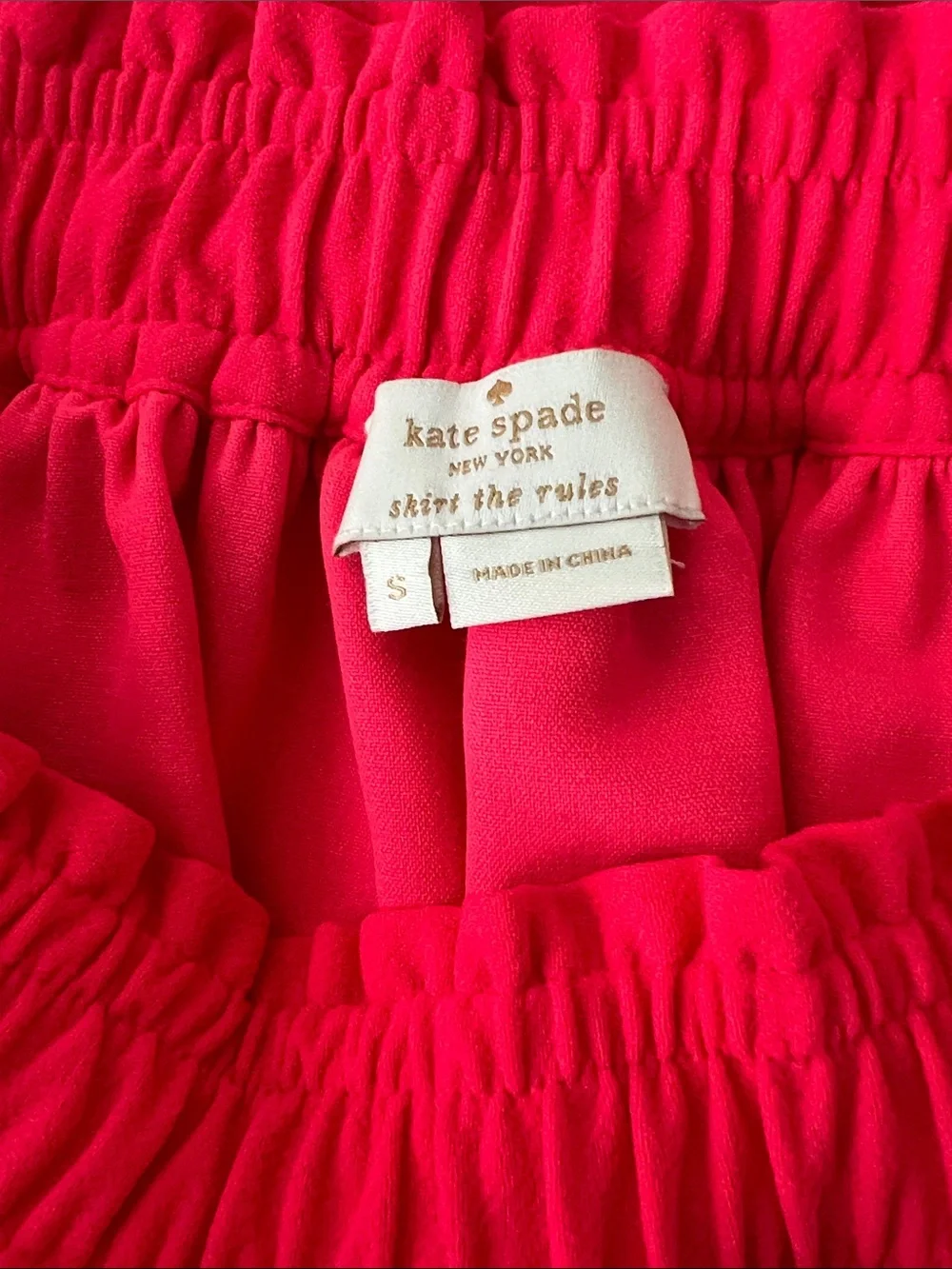 Kate Spade bright pink full skirt size 4